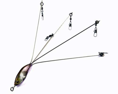 WALK FISH Umbrella Fishing Lure Rig 5 Arms Alabama Rig Head