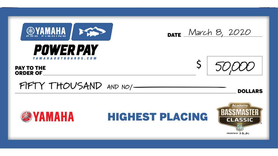 Yamaha offers $50K Power Pay bonus to Classic Angler - Bassmaster
