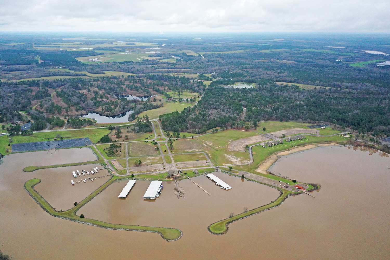 Lake Eufaula from the sky - Bassmaster