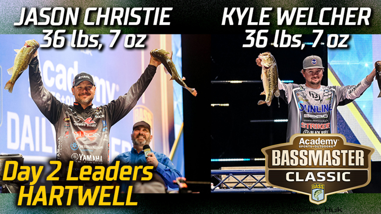 With Both Arms Working, New Takes Day 1 Lead At Bassmaster Classic On Lake  Hartwell