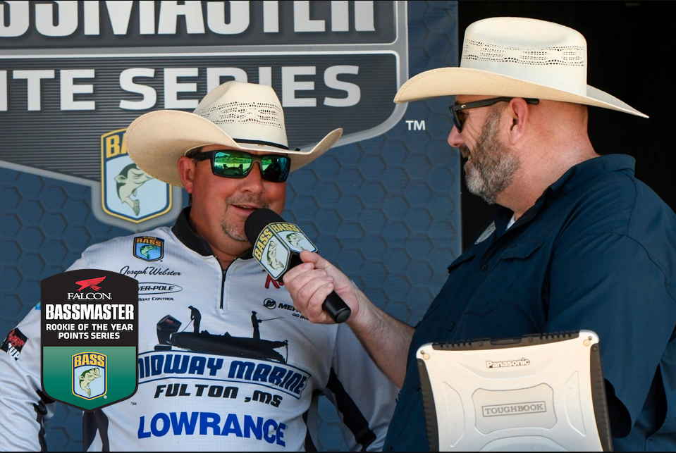 Webster only 22 points back, headed home to Pickwick - Bassmaster