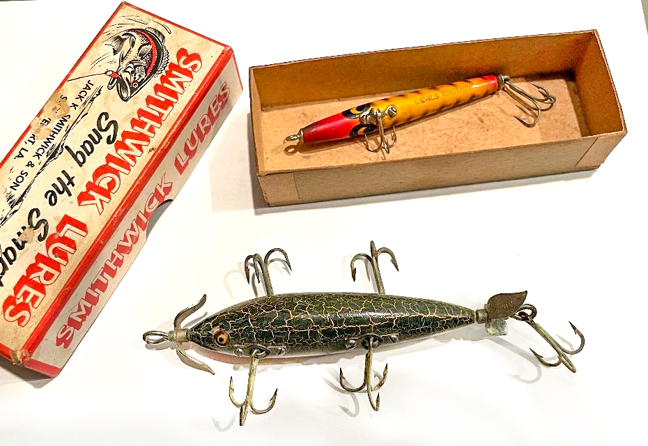 Smithwick lure  Old Antique & Vintage Wood Fishing Lures Reels Tackle &  More