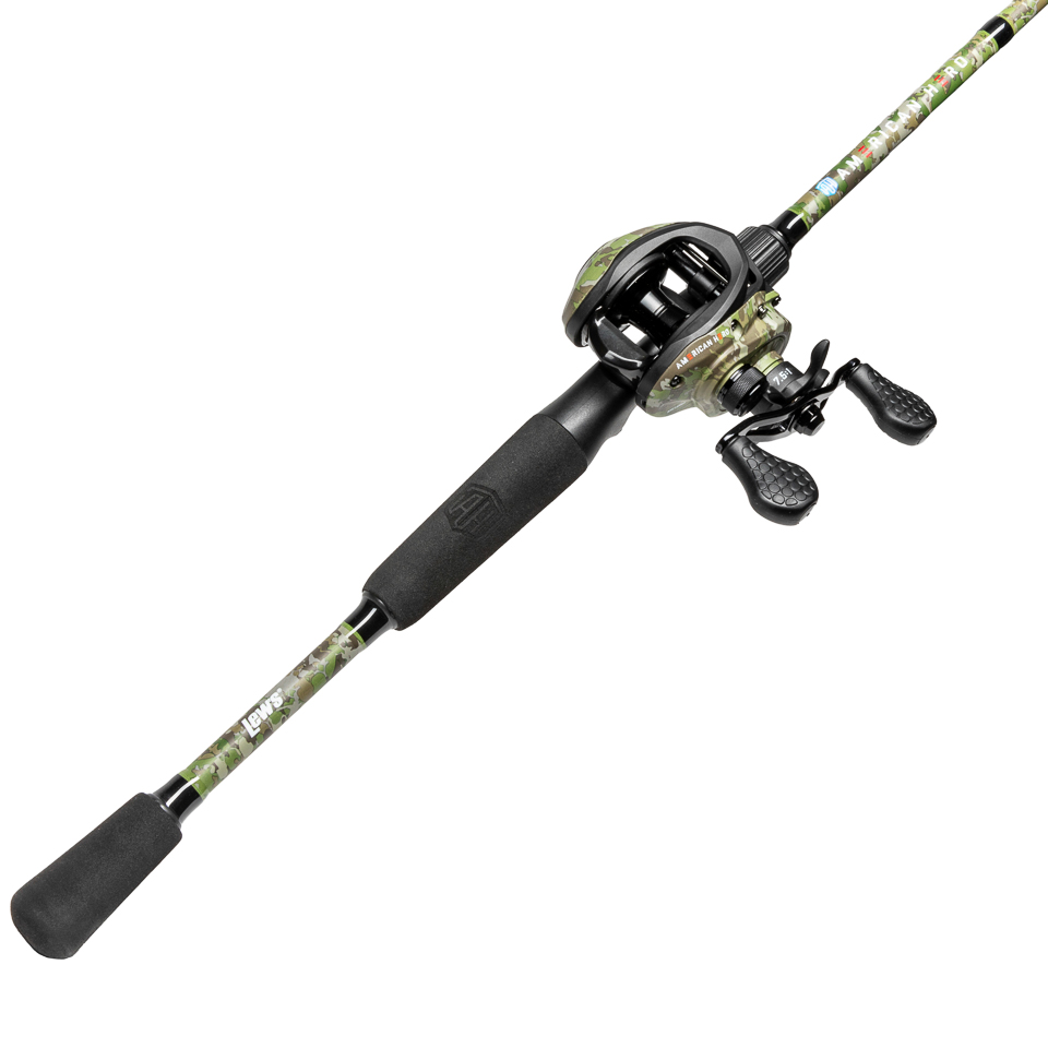  Lew's MACH Jacked Spinning Reel and Fishing Rod Combo, 6-Foot  10-Inch 1-Piece Medium-Light Power Fast Action HM50 Graphite Rod, Size 200  Reel, 6.2:1 Gear Ratio, Right/Left Retrieve, Charcoal/Black/Red : Sports