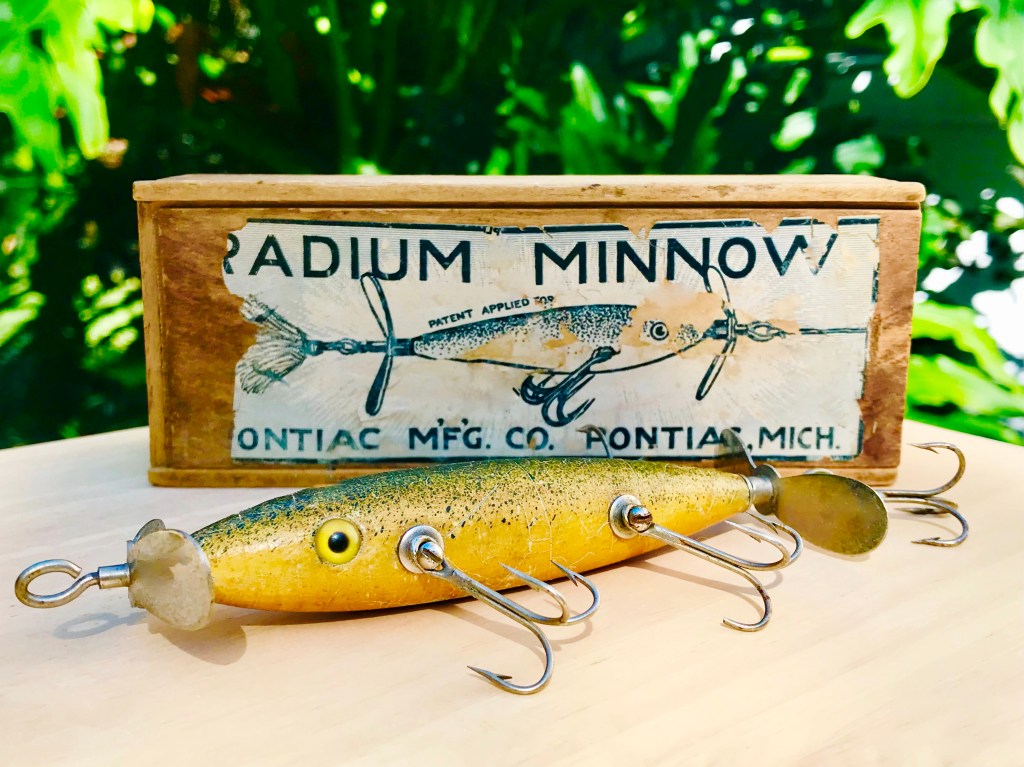 Vintage Lures - 'Surf Popper' by Creek Chub Bait Co.  Get the history  behind some of the most iconic fishing lures out there and discover some  unexpected facts about your tackle