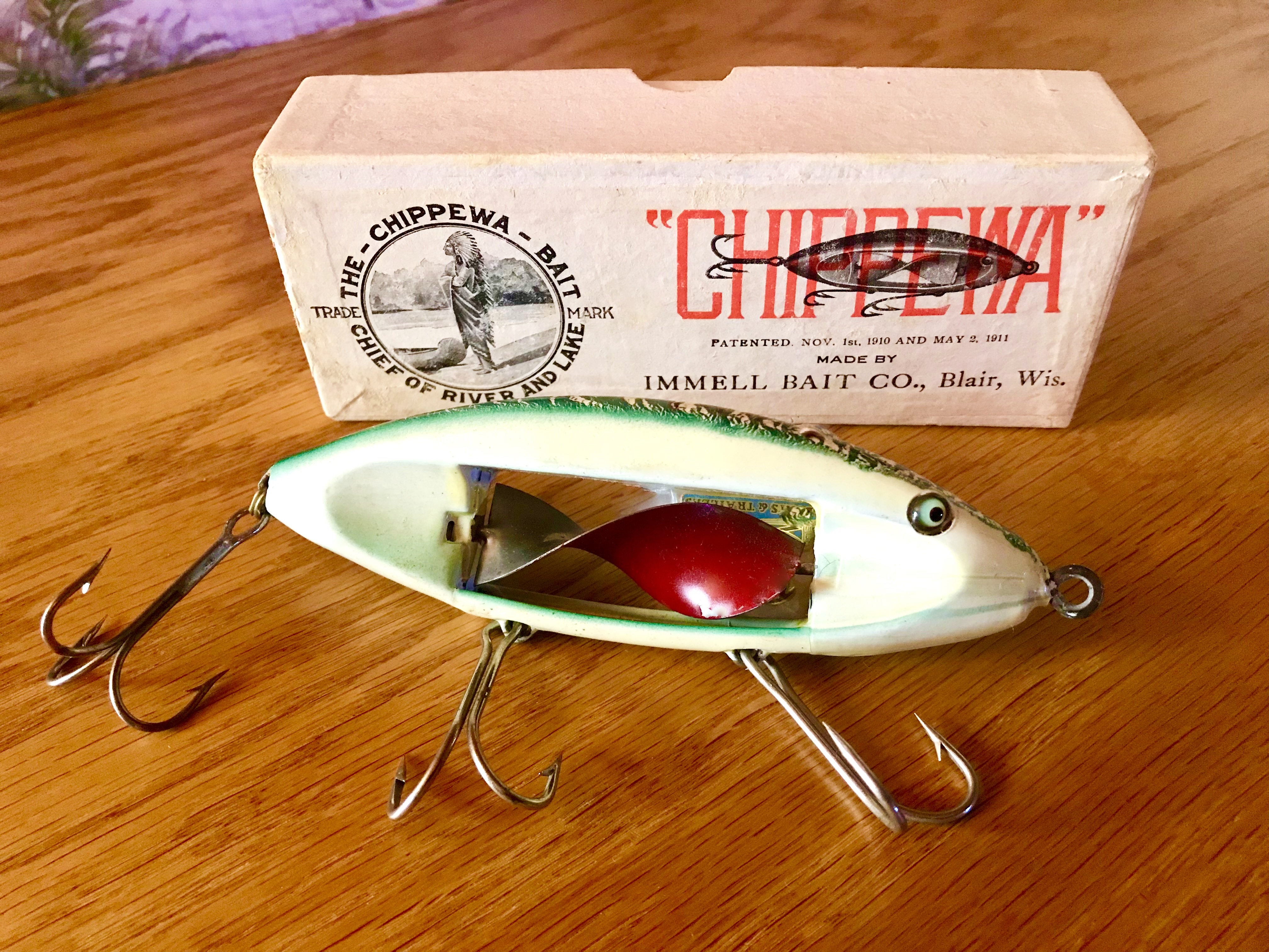 Antique bass lures and boxes Bassmaster