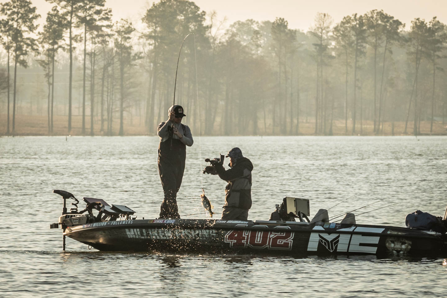 Milliken's morning on Toledo Bend Bassmaster