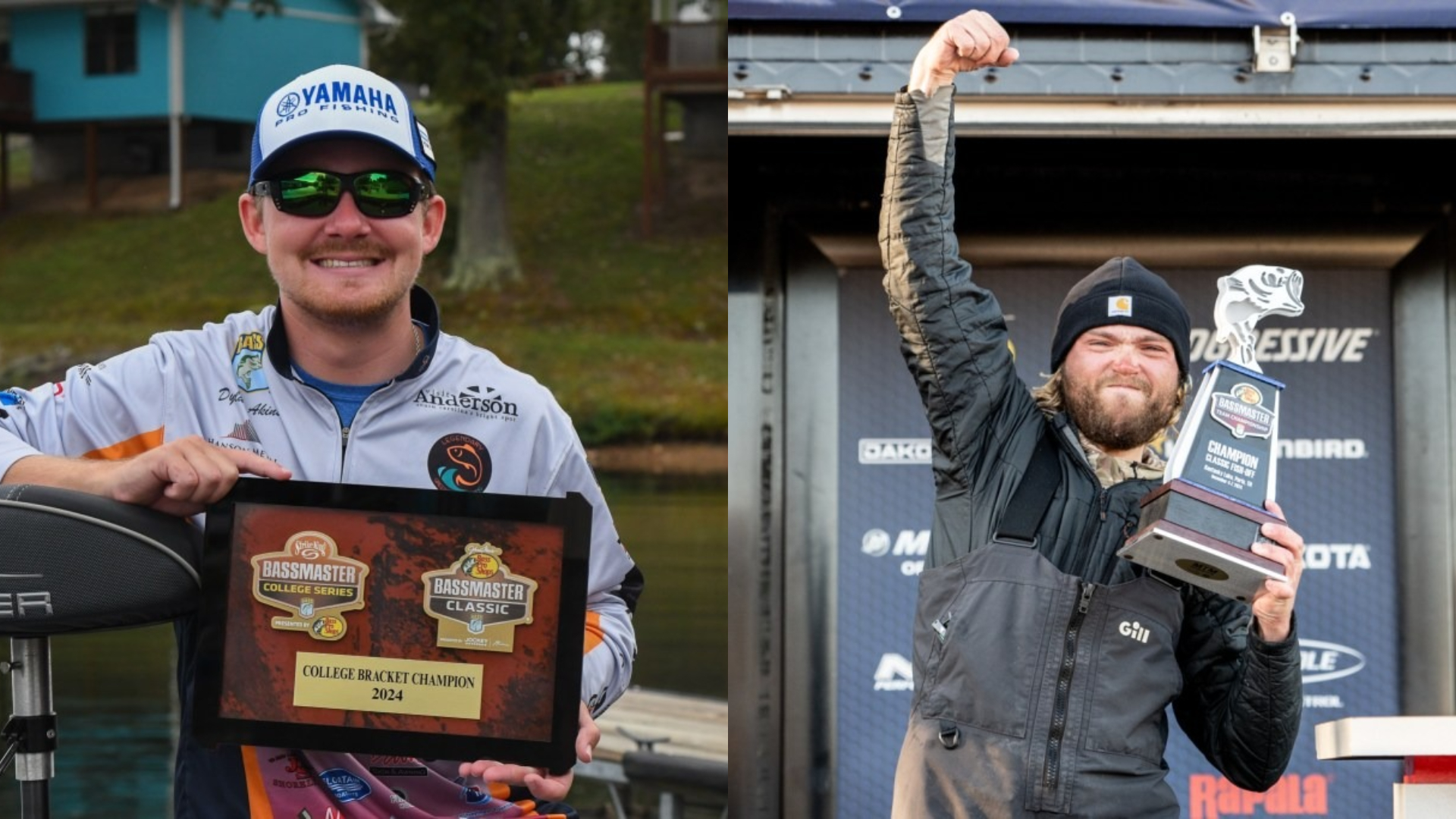 Akins, Campbell showcasing alma matter at 2025 Classic - Bassmaster